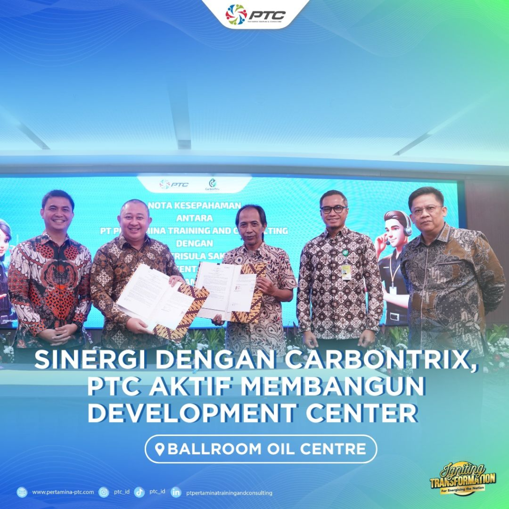 CarbonTrix MOU dengan Pertamina Training and Consulting (PTC): Sinergi Penguatan Human Capital untuk Mendukung Strategi ESG dan Dekarbonisasi